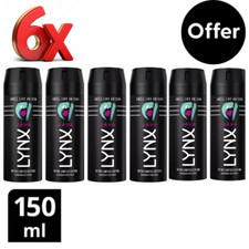 (6X) Lynx Aerosol Java Retro Limited Edition for Men 150ml Deodorant Body Spray