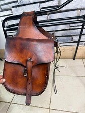S/H Full Leather Saddle Bags -