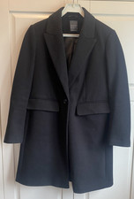 Coat S/M 10 Womens Black Smart