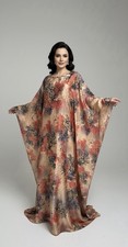 Silk Tree Blossom Caftan, Hand