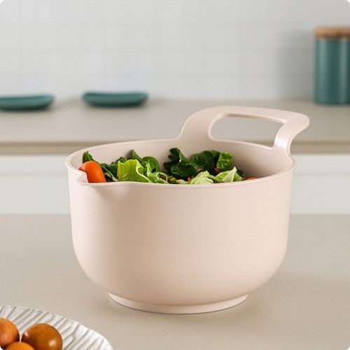 Salad bowl with handle - bowl,