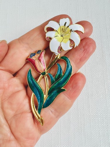 Large vintage easter lily - vintage,