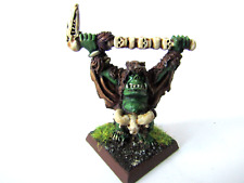 A7 WARHAMMER OLD WORLD /FB ORC AND GOBLINS ARMY - ORC SHAMAN OOP METAL