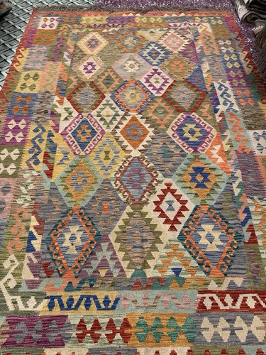 Large handmade afghan kilim - afghan,