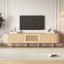 TV Stand with 1 Rattan Drawer