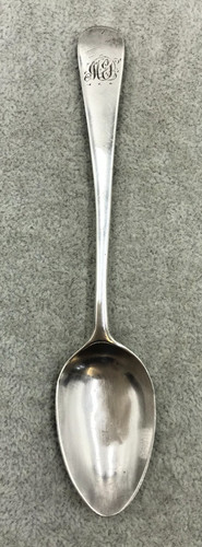 Hallmarked silver teaspoon - hallmarked,