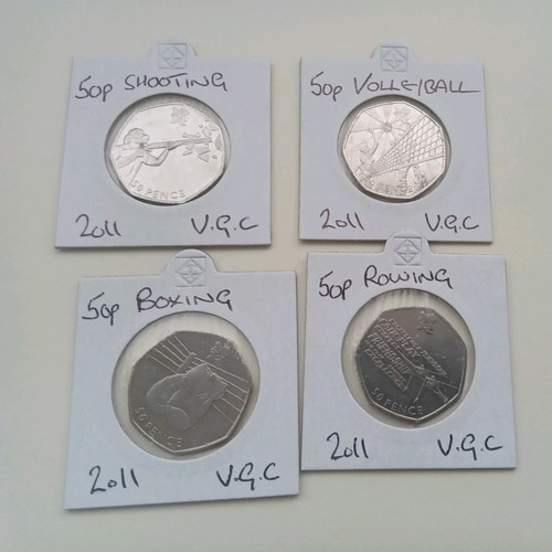 Joblot olympic 50p coins - joblot, x4