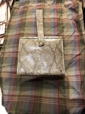 Mulberry Faux snakeskin Clutch Bag With Mirror