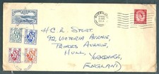 HERM ISLAND 1954 cover to Hull