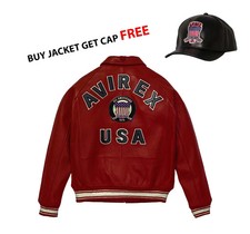 Men avirex maroon real - men's,