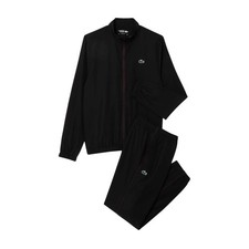 Lacoste black full tracksuit - black,