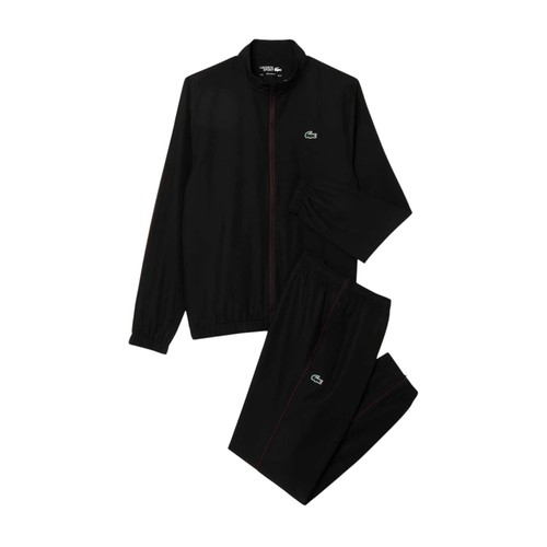 Lacoste black full tracksuit - black,