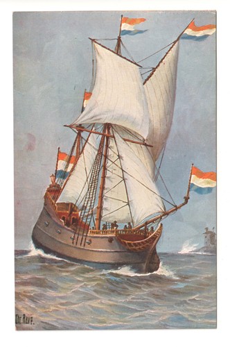 Small dutch merchant ship - dutch,