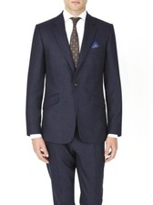 DUCHAMP Navy Soft Italian Wool