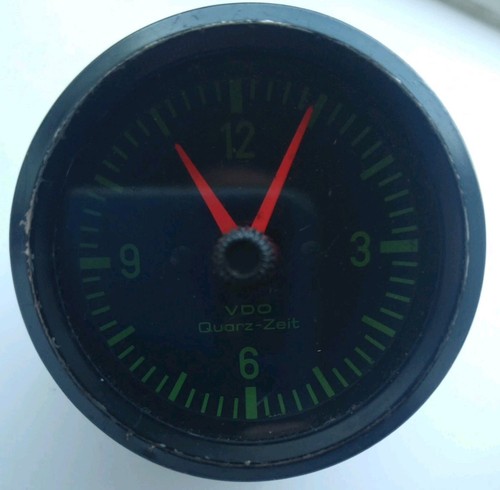 Vdo green porsche - porsche, clock