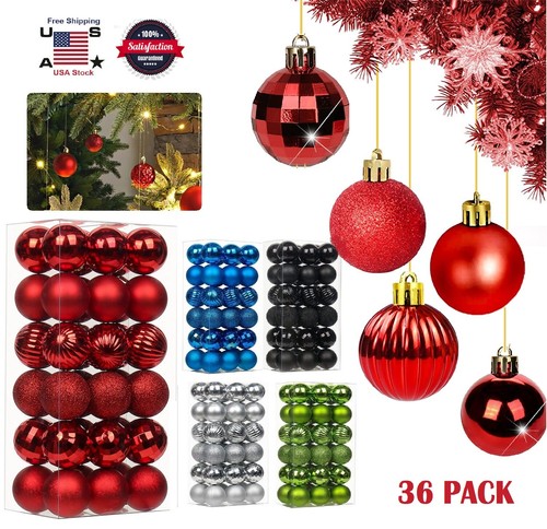 36pcs christmas balls - 36pcs,