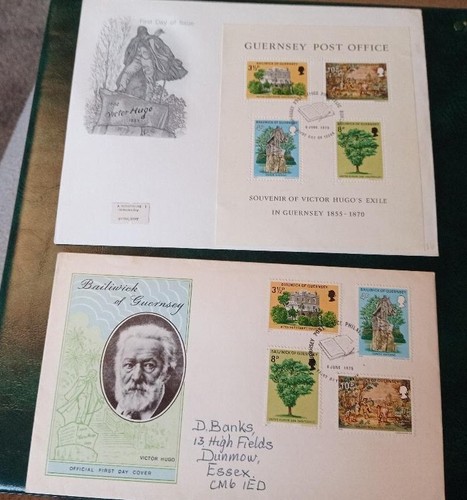 Guernsey 1975 victor hugo - 1975, set