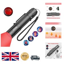 4-Wavelength Red Light Therapy Wand – Rechargeable LED Device for Muscle Relief