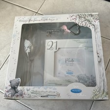 Me to You Tatty Teddy 21st Birthday Gift Set Champagne Flute Photo Frame and Key