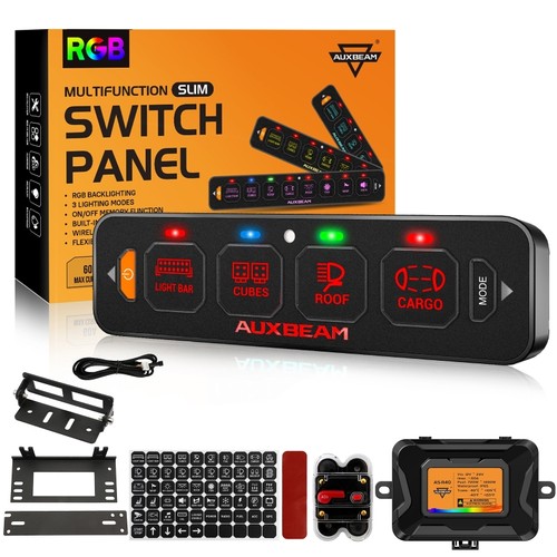 Auxbeam rgb gang slim - rgb, 4