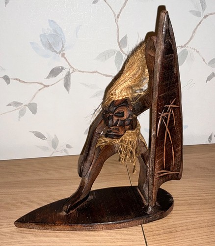 Wooden hand carved primitive - wooden,
