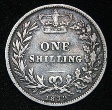 1879 Victoria SHILLING, Young