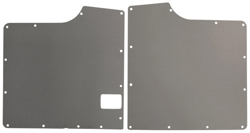 Door card set rear - card, doors