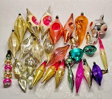 Soviet vintage glass christmas