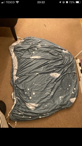 Blue celestial seat cover tub - blue,