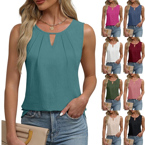 Ladies summer sleeveless tank - summer,
