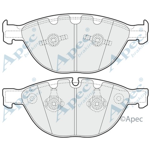 Brake pads set for - pads, bmw