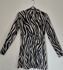 Zara Zebra Print Roll Neck