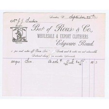 1893 Billhead, Rous & Co