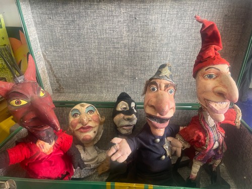 Vintage hand puppets - vintage,