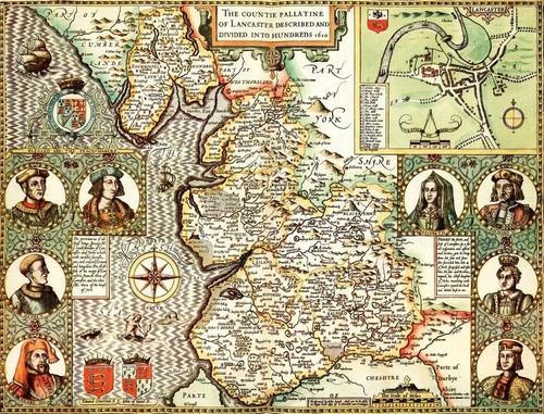 Jigsaw puzzle lancashire 1610 - jigsaw,