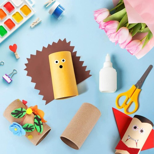 Pieces cardboard tubes - cardboard,