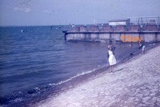 35mm Glass Slide - Beach &