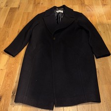 Hobbs Women’s Wool Coat. Navy Blue, Classic Style. Size 12 UK.