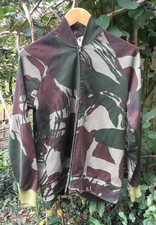 Original Rhodesia Sprinter Army Camo Tracksuit Top  Size  L  Rhodesian Bush War