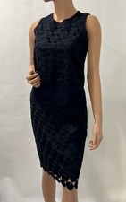 ann taylor skirt set Navy Blue Size XS So Elegant And Classy Circle Lace Fabric
