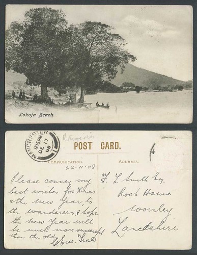 Nigeria 1908 old postcard - old,