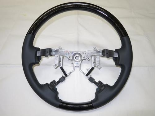 Mahogany wood combi steering - wood,
