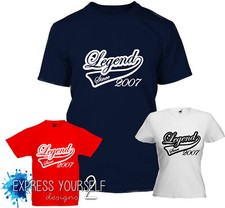 LEGEND SINCE 2007 - 18th Birthday T-Shirt (2025), Gift, Premium Quality