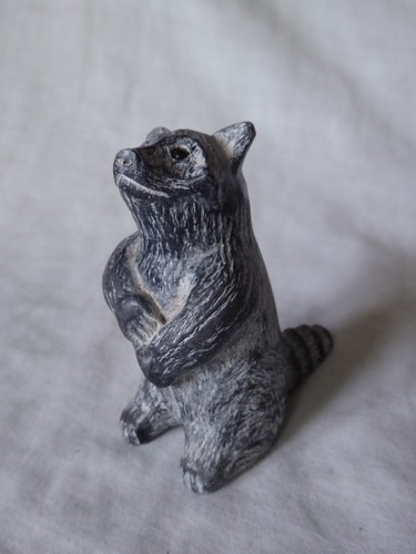 Lovely wolf original sculpture - wolf,