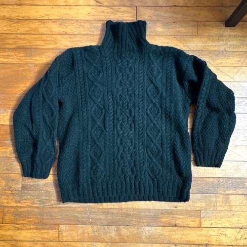 Vtg maille wool handknit - wool,