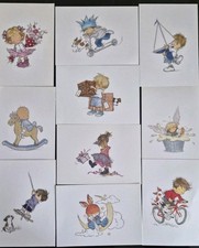 Lili of The Valley 12 x Art Images A6 Postcard  Size For Card Making ... Set 2