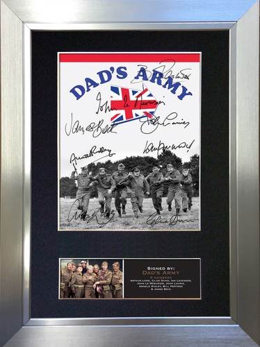755 dads army signed cast - dads,