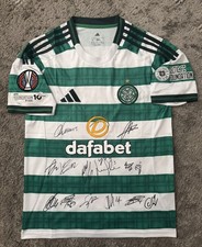 Genuine SQUAD SIGNED Celtic Fc Home Football Shirt 25/26 - Photo Proof