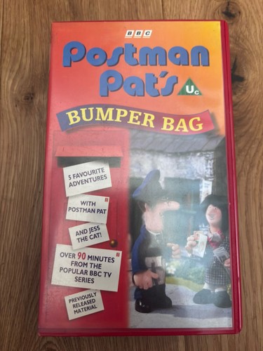 Postman pat bumper bag vhs - pat's,