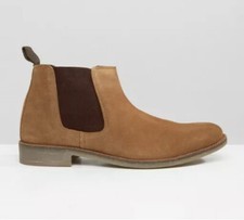 Lambretta LL M-122 Tan Suede Chelsea Boots UK Size UK 6, EU Size 40
